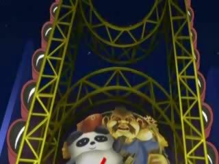 Hentai naivka ťažký súložiť v the amusement park
