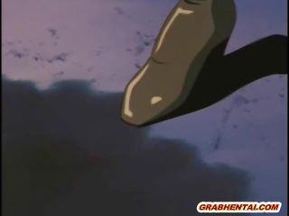 エロアニメ 女の子 キャッチ と 残酷に 掘削 バイ 触手 モンスター