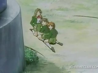 3d anime video birleşmek of künti seksual schoolgirls