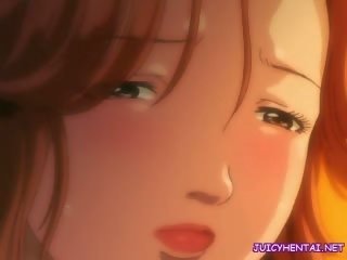 Dua anime lesbian ciuman dan shring yang besar zakar/batang