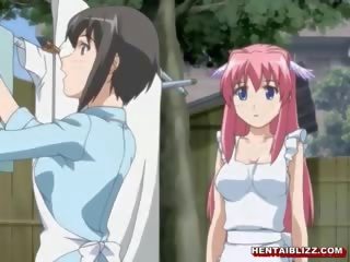 Cute Japanese Hentai Gets Squeezed Her Bigboobs And Poked