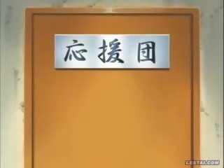 Hentai animirano šola cipa stavke s classmates