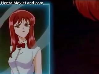 Karštas nešvarus raudonplaukiai anime mažutė turėti malonumas part2
