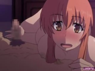 Ginger Hentai Girl Gets Licked And Fucked