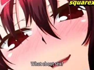 Mjaltë snow-teen anime nxehtë qirje dhe cuming