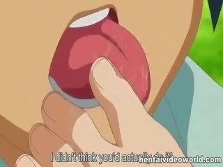 Stopa fetysz i robienie loda w hentai wideo