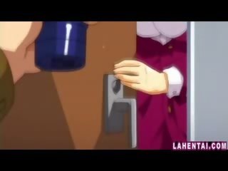 رسوم متحركة دمية مارس الجنس في جمهور مرحاض