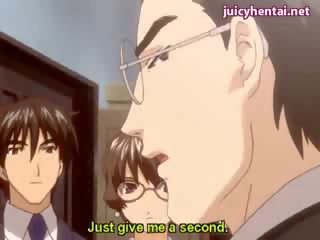 Pretty anime girl gets her asshole penetrated