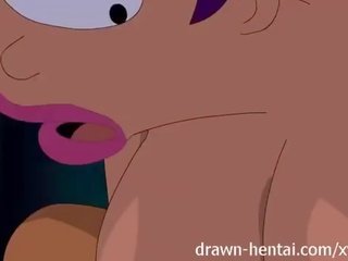Futurama hentai - zapp pool voor turanga meisje