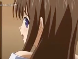 Anime trio met delicaat tiener seks poppen neuken