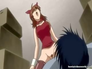 Pretty Bunny With Hentai Big Tits Makes Guy Explode