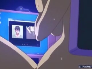 To ngực cô gái tóc vàng hentai cô gái trong webcam sống chương trình