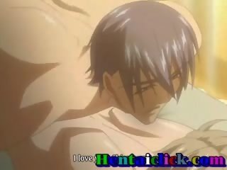 ハンサム エロアニメ ゲイ ハードコア ファック で ベッド