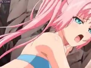 Uzbudinātas anime sluts iegūšana fucked grūti