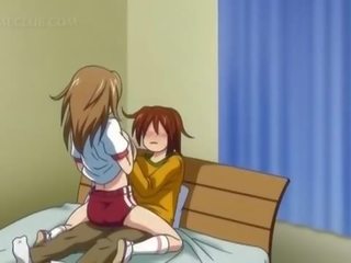 Duży nippled hentai dziewczyna cipka przybity hardcore w łóżko