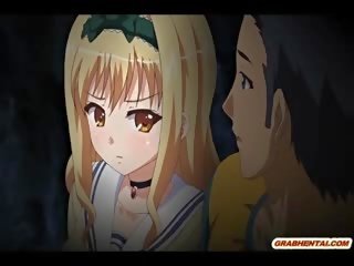 Schoolmeisje anime schatje bigtittyfucking