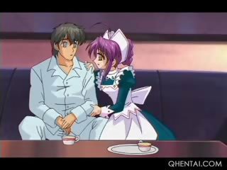 Hentai Maid Enjoying Oral And Straight Sex With Her Master