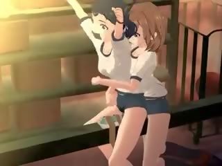 Hentai sexo escrava fica sexualmente torturados em 3d anime