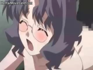 Onschuldig weinig anime brunette kindje part4