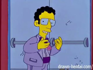 Simpsons - marge এবং artie afterparty