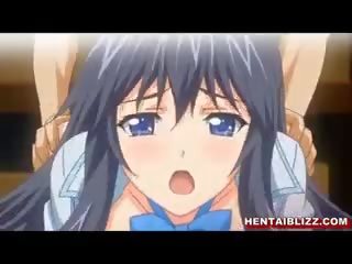 Japonsko šolarke animirano skupinsko posilstvo in kremna pita