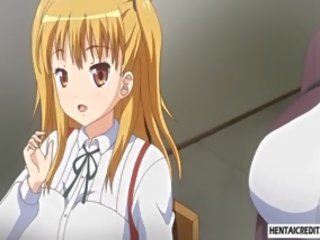 Blonde Hentai Schoolgirl Gets Fucked By Monster