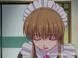 Virginal patrząc anime pokojówka tarcie jej master`s gęsty kutas w the łazienka kanał