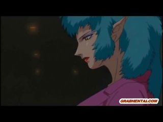 Seksuālā anime mitra vāvere fucked līdz getto
