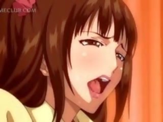3d anime dziewczyna dostaje cipka pieprzony pod spódniczkę w łóżko