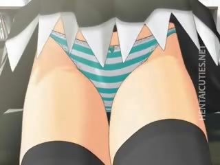 3d anime pokojówka siorbanie za duży kutas