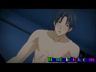 Hentai homosexual caliente penetrado y bruscamente en noche
