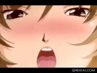 Με πλούσιο στήθος hentai κορίτσι χορήγηση βυζομαλακία παίρνει λείος μουνί καρφωμένα βαθιά