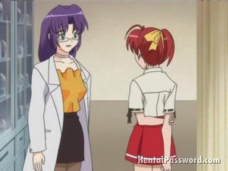 Sexy manga sestrička v hadice dávať felatio na ju šťastný pacient
